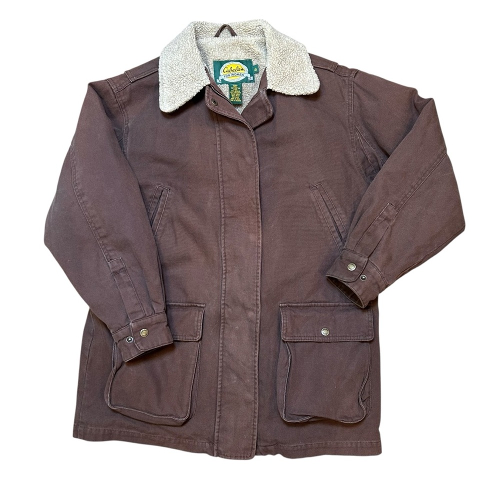Cabela's Oversized Sherpa/Canvas Chore Coat